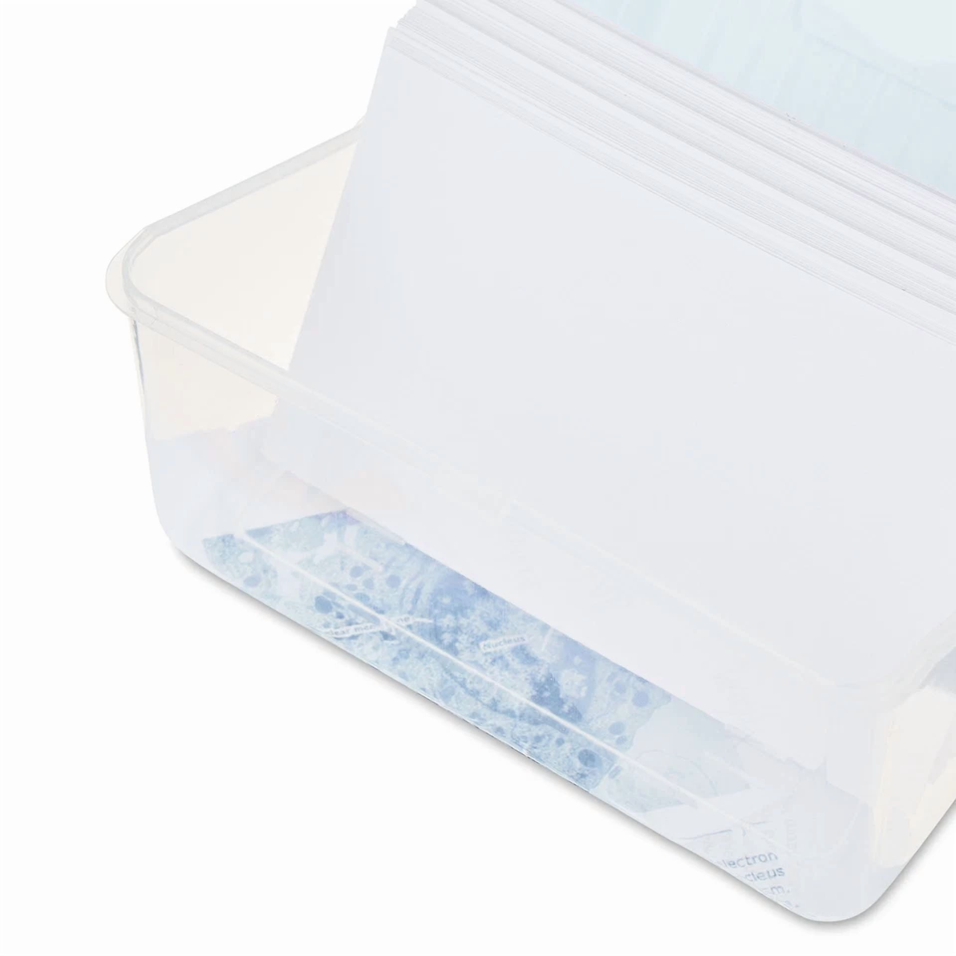 (3 Pack) Index Card Box, 3" X 5", White, Desktop Organizers