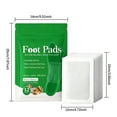 thumbnail image 3 of 12 Pack Foot Pads, Natural Foot Care Pads, Ginger Oil & Bamboo Charcoal Premium Foot Care Patches, Foot Care Patch Message Deep Cleansing for Stress Relief, Better Rest, Relaxing Muscles, 3 of 3