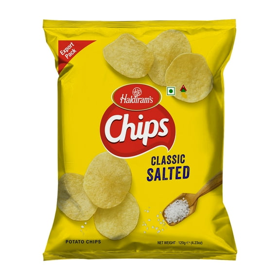 Haldiram Classic Salted Chips - 120 Gms
