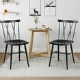 thumbnail image 1 of Costway Set of 2 Dining Side Chairs Chairs Armless Cross Back Kitchen Bistro Caf, 1 of 10