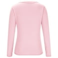 thumbnail image 7 of Chbgutlmr Crop Tops for Women V Neck Long Sleeve Slim Comfy Going out Tops Stretch Basic Workout Blouses, 7 of 7