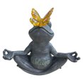 thumbnail image 3 of Estatua Yoga Rana Luz Solar Rana Esculturas Luz Creativa para Jardín Patio, 3 of 3