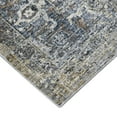 thumbnail image 4 of 8' Gray and Ivory Oriental Power Loom Runner Rug, 4 of 5