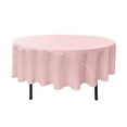 thumbnail image 1 of LA Linen TCpop90R-PinkLgtP37 Nappe en Popeline de Polyester Rose Clair - 90 Po. Ronde, 1 of 3