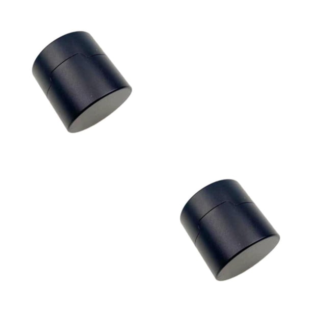 Matsuzay Pool Cue Chalk Holder Organizador Forma redonda Fácil de usar Carrier Case Metal Blue Type1