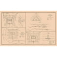 thumbnail image 2 of Bien 32x22 Gold Ornate Wood Framed with Double Matting Museum Art Print Titled - Rebel Lines Mobile Defenses 4 Views - Bien 1894, 2 of 4