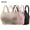 Beige, variant on WREESH 3 Pack Full Support Bra Women Embroidered Glossy Comfortable Breathable Bra Underwear No Rims Lace Padded Bra Underwear Beige