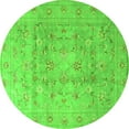 thumbnail image 1 of Ahgly Company Indoor Round Persian Green Traditional Area Rugs, 3' Round, 1 of 1