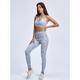 thumbnail image 2 of Women's Push Up Shockproof Bra Pants Naked Tie Dye Yoga Sports Suit Fitness Wear WERSEON Modelo, 2 of 6