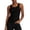 Black, variant on SBYOJLPB Tank Top for Women Round-Neck Sleeveless Tops Solid Color