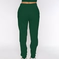thumbnail image 4 of qolati Women's Two Piece Outfits Long Sleeve U-Neck Crop Tops with Jogger Sweatpants Lounge Sets Y2k Oversized High Waist Lounge Wear Sweatsuit, 4 of 7