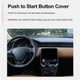 thumbnail image 2 of Start Stop Button Rhinestone Cover Push to Start Zinc Alloy Decorative, 2 of 4