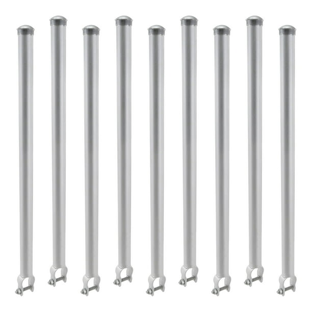 Plum Fittings 1 3/8" Galvanized Steel Chain Link Fence Extensions Pack of 9