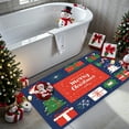 thumbnail image 5 of Hometravel Christmas Floor Mat, Festive Holiday Rug for Living Room Bedroom Kitchen, Decorative Bath Mat for Seasonal Home Decor, Party Celebration, 5 of 6