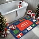 thumbnail image 5 of Adornos navideños, alfombras navideñas, tapete navideño, tapete navideño, tapete navideño, tapete navideño decorativo para sala de estar, dormitorio, cocina, baño, tapetes de poliéster, 5 of 6