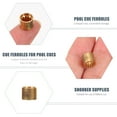 thumbnail image 3 of Miangastore 20Pcs Pool Cue Ferrules Billiard Copper Tip Ferrules Pool Tip Hoops Snooker Pool Parts, 3 of 8