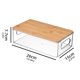 thumbnail image 2 of Organizador de maquillaje apilable de almacenamiento de plástico transparente con caja de almacenamiento de tapa (M), 2 of 6