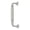 Brushed Nickel, variant on Deltana DP2578U15 10 in. Door Pull with Rosette, Satin Nickel - Solid