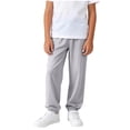 thumbnail image 2 of hengsof Boys Spring Summer Loose Joggers Pants Kids Elastic Waist Solid Color Pull On Cuffed Sweatpants 3-16 Years, 2 of 8