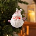 thumbnail image 6 of Tyidzon Pink Santa Christmas Ornament, Cute Hanging Doll Decor for Xmas Tree Wall Window Winter Holiday Party, 6 of 7