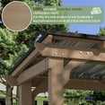 thumbnail image 6 of VEIKOUS 8' x 5' Outdoor Grill Gazebo w/Workstation Shelves, Multi-Use Gazebo for Lawn, Garden, 6 of 15