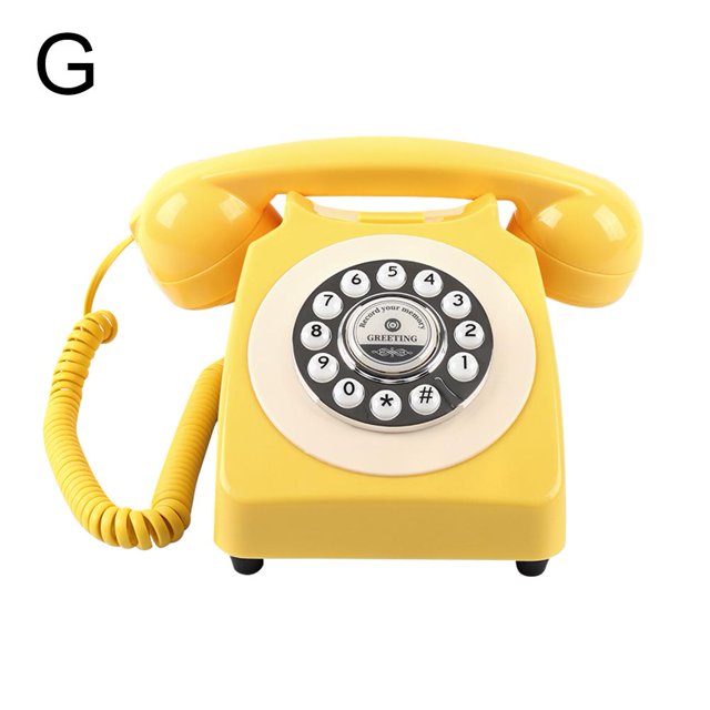 Enregistreur de Téléphone Antique Style Rétro Téléphone Fixe N6S6