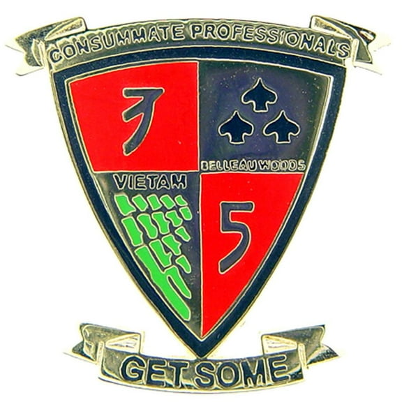 Eagle Emblems P15874 Pin - USMC, 3 & 5, Marines - 1 in.