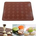 thumbnail image 5 of Kit de macarrones para hornear macarrones, alfombrilla de silicona con 30 agujeros, alfombrilla de silicona para hornear, para hacer pasteles y hacer chocolate, 5 of 5