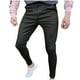 thumbnail image 1 of Pantalones largos para hombre, informales, ajustados, de negocios, formales, de vestir, para hombre, 1 of 5