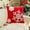 Red, variant on Christmas Throw Pillowcase for Sofa - Soft Cushion Back Cover for Living Room, Decorative Pillow for Christmas Day Holiday