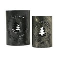 thumbnail image 2 of Votive Candle Holder Christmas Tree Wreath Set of 2, 2 of 5