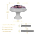 thumbnail image 4 of 4PCS Round Geometry Cabinet Fluorescence Knob Glowing in the Dark Furniture Drawer Pulls Handle with Screws, 4 of 5