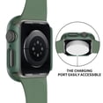 thumbnail image 5 of CAVN 5 Pack Tempered Glass Screen Protector Compatible with Apple Watch Series 7 41mm Hard PC Case Cover, 5 of 13