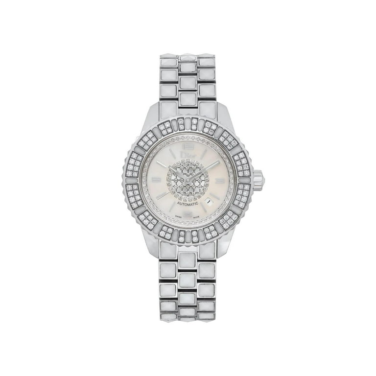 Christian dior diamond watch new arrivals