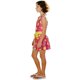 thumbnail image 5 of Trajes de baño para mujer, trajes de baño para mujer y niños, verano, estampado floral hawaiano, tirantes al cuello, traje de baño unido, falda de baño para niños, top de poliéster, 5 of 5