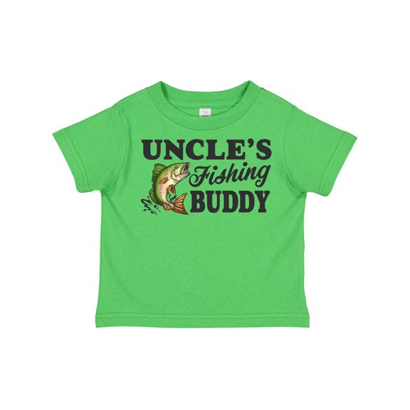 Inktastic Uncle's Fishing Buddy Boys Toddler T-Shirt