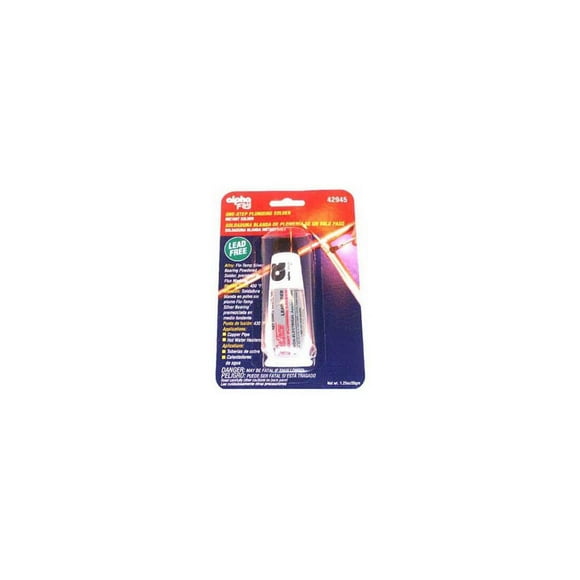 Fontanería Solder alpha fry AM42945 sin plomo, 35 g, color rojo