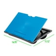 thumbnail image 3 of Mind Reader Adjustable 8 Position Lap Top Desk with Cushions, Blue, 3 of 7