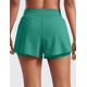 thumbnail image 2 of Shorts para correr CRZ YOGA 2 en 1 de doble capa para mujer, 2 of 3