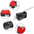 thumbnail image 5 of Paquete de 10 microinterruptores de límite de palanca articulada SPDT 1NO 1NC, interruptor de palanca larga, microinterruptores momentáneos de 3 pines para Arduino longziming, 5 of 5