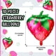 thumbnail image 2 of Globos de Fresa de 20 Piezas Globos de Mylar de Papel de Fresa Dulce para Niñas Decoraciones de Fiesta de Cumpleaños con Temática de Fresa, 2 of 5