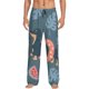thumbnail image 1 of Fotbe Watermelons Dachshunds Pantalones de Pijama para Hombre, Pantalones de Dormir, Pantalones de Casa con Cintura Ajustable y Bolsillos-XX-Large, 1 of 6