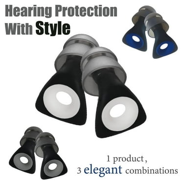 Elate Ear Plugs for Sleeping, Noise Cancelling & Reduction, Soft Silicone Earplugs for Travel, Concert, Swimming, Shooting, Reusable for Work, Snoring, Motorcycle, & Airplane, Focus, Quiet, Comfort