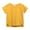 Yellow, variant on Esaierr Kids Cotton T-Shirts,Baby Summer Short Sleeve Solid Crewneck Tees Toddler Fashion Tees