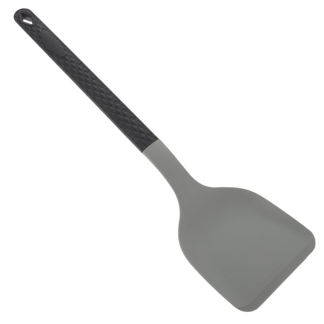 Espátula de silicona para cocinar, antiadherente, con mango largo, resistente al calor