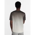 thumbnail image 3 of Athletic Works Men's and Big Men's Active Ombre Perforated Mesh Performance Tee Shirt, Sizes XS-5XL, 3 of 5