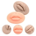 thumbnail image 4 of EeaseCA 2pcs Silicone Practice Lip 3D Lip Practice Skin Elastic Practice Tattooing Lip, 4 of 7