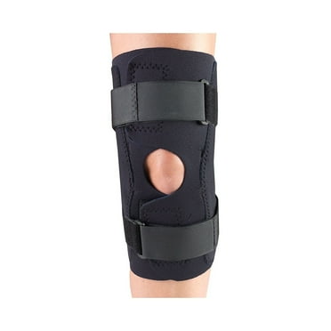 OTC Orthotex Knee Stabilizer Wrap - Hinged Bars, Black, 4X-Large ...