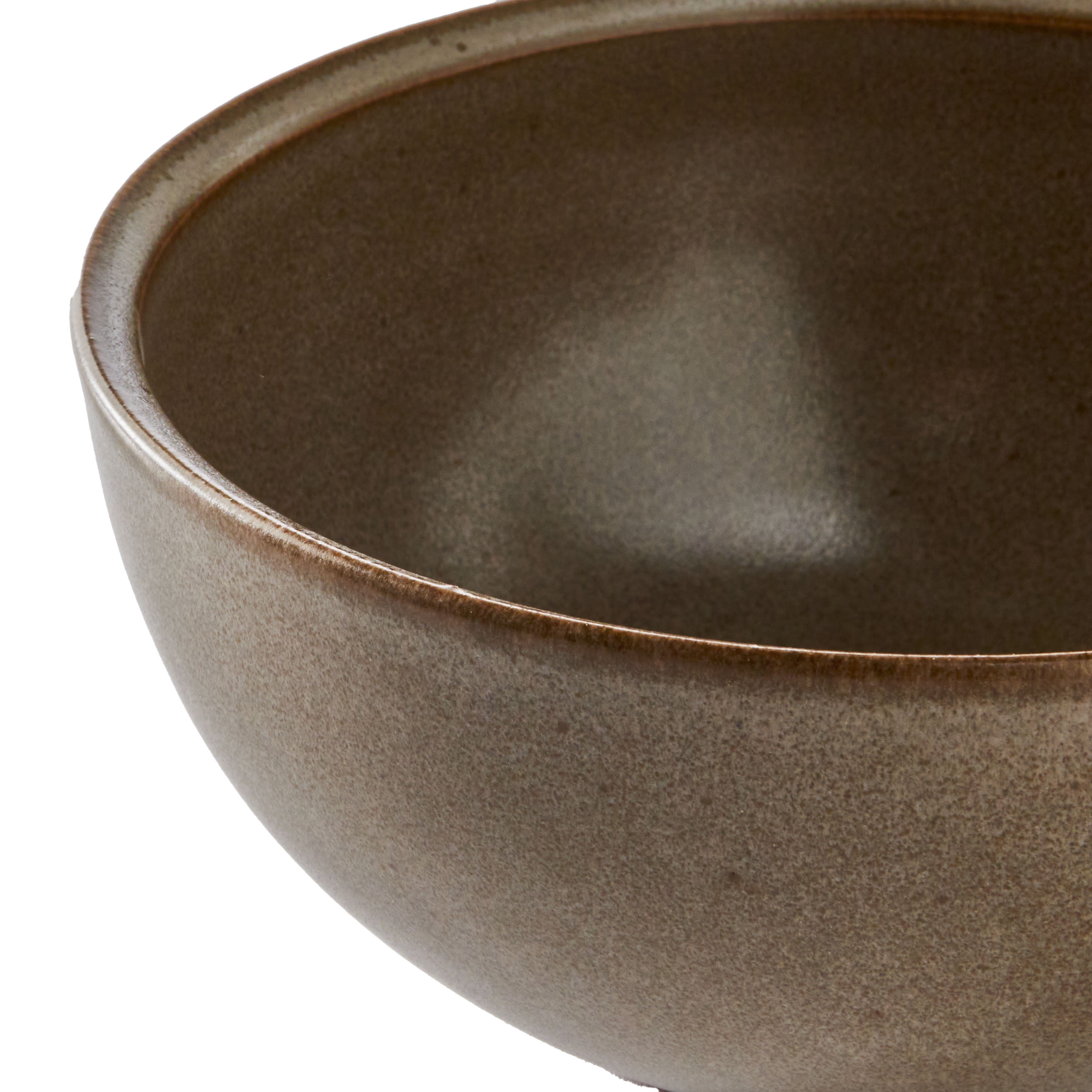 (4 pack) Better Homes & Gardens Banks Stoneware Cereal Bowl, Brown, 24 oz, 1 Bowl