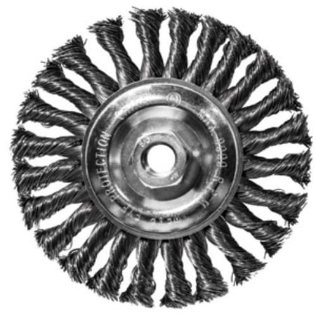UPC: 0081838760533 | Century Drill & Tool 76053 5  Cable Twist Brush 5/8-11 Arbor